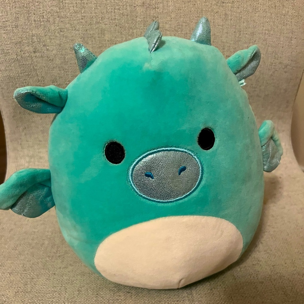 🐟🦋TEAL🦋🐟 10" DRAGON SQUISHMALLOW